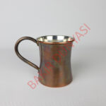 İnce Bel Kupa Bakır Bardak