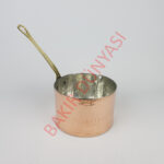 Tek Saplı Bakır Tava Derin-1