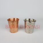 İşlemeli Mini (Shot) Bakır Bardak - 1