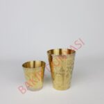 İşlemeli Pirinç Bardak