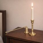 Pirinç Mum Söndürücü / Solid Brass Candle Snuffer - Görsel 2
