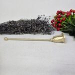 Pirinç Mum Söndürücü / Solid Brass Candle Snuffer - Görsel 4