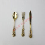 Pirinç Küçük Çatal - Kaşık - Bıçak