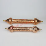 Bakır Kabartma İşlemeli Ferman Kabı / Kubur