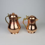 Kapaklı Dövme Bakır Sürahi - 3