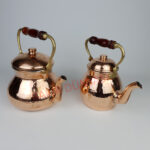 Üstten Kulplu Bakır Demlik - 2