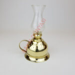 Baskı İşlemeli Pirinç Gaz Lambası - 1