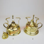 Baskı İşlemeli Pirinç Gaz Ocağı