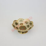 Hint İşlemeli Küçük Derin Döküm Pirinç Kase