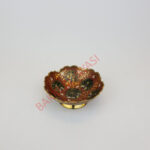 Hint İşlemeli Küçük Döküm Pirinç Kase - 3