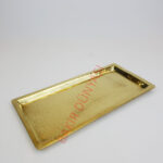 Dikdörtgen Pirinç Sunum Tepsi - 2