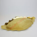 Kenarı Dalgalı Büyük Oval Pirinç Tepsi