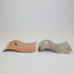 Özel Dalga Şekil Bakır Kahve Sunumluk