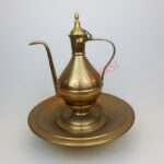 Düz Pirinç Lengerli İbrik - 1