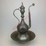 Kalem İşlemeli Bakır Lengerli İbrik - 3