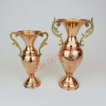 Kupa Şekil Bakır Vazo