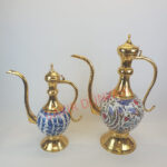 Lak Kaplama Porselen-Bakır İbrik - 1