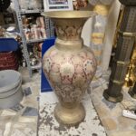 Büyük Ağır Pirinç Döküm Vazo - 1