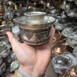 Üzüm İşlemeli Kalın Bakır Ehlikeyf - Görsel 3