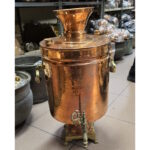 Kömürlü Büyük Bakır Semaver - 25lt - Görsel 2