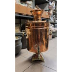 Kömürlü Büyük Bakır Semaver - 25lt - Görsel 4