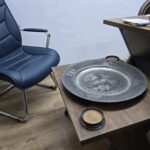 Eskitme Kalem İşlemeli İsa Motif Bakır Tablo - Görsel 11