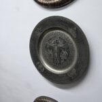 Eskitme Kalem İşlemeli İsa Motif Bakır Tablo - Görsel 13