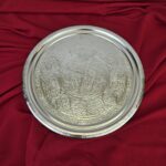Beyaz Çelik Tepsi - 29cm