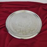 Beyaz Çelik Tepsi - 29cm - Görsel 2