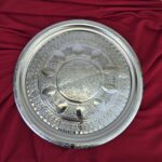 Beyaz Çelik Tepsi - 37cm