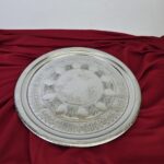 Beyaz Çelik Tepsi - 37cm - Görsel 2
