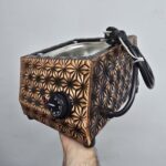Bakır Kumda Kahve Makinesi - 21x24x15cm - Görsel 3