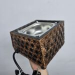 Bakır Kumda Kahve Makinesi - 21x24x15cm - Görsel 5