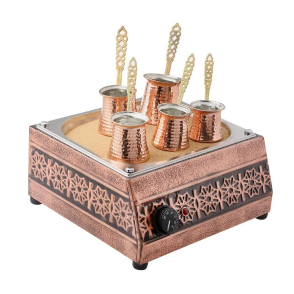 Bakır Kumda Kahve Makinesi - 31x33x17cm