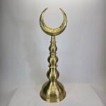 Kalem İşlemeli Pirinç Alem