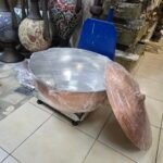 Büyük Derin Bakır Kavurma Tenceresi - 68cm - Görsel 4