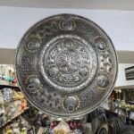 Bakır İşlemeli Büyük Kalkan - 1 / 67cm