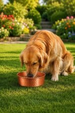 Bakır Köpek Su/Mama Kabı - Orjinal - Görsel 4