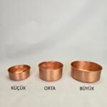 Bakır Köpek Su/Mama Kabı - Orjinal