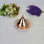 Yüksek Kapaklı Bakır Sahan - 14cm - Görsel 2