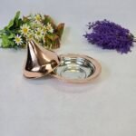 Yüksek Kapaklı Bakır Sahan - 14cm - Görsel 3