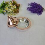 Yüksek Kapaklı Bakır Sahan - 14cm - Görsel 4