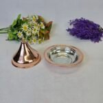Yüksek Kapaklı Bakır Sahan - 14cm - Görsel 7
