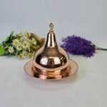 Yüksek Kapaklı Bakır Sahan - 18cm