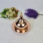 Yüksek Kapaklı Bakır Sahan - 18cm - Görsel 2