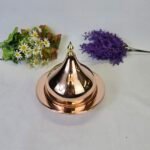 Yüksek Kapaklı Bakır Sahan - 20cm - Görsel 2